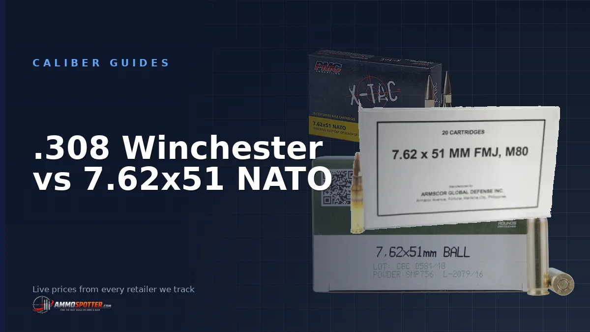 .308 Winchester vs 7.62x51 NATO: Safe to Mix, and Which Label Costs Less