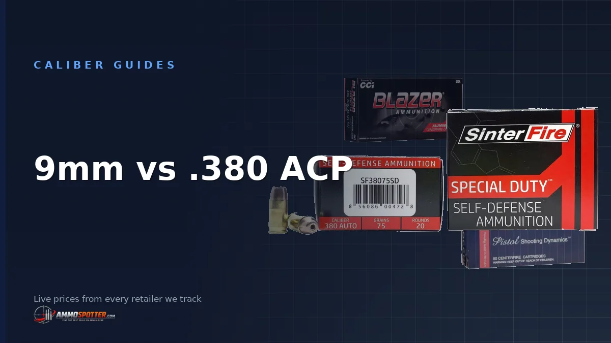 9mm vs .380 ACP: Why the Smaller Round Costs More