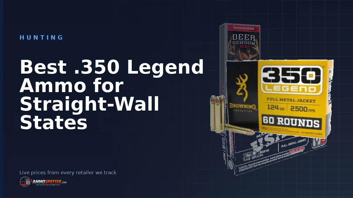 Best .350 Legend Ammo for Straight-Wall States