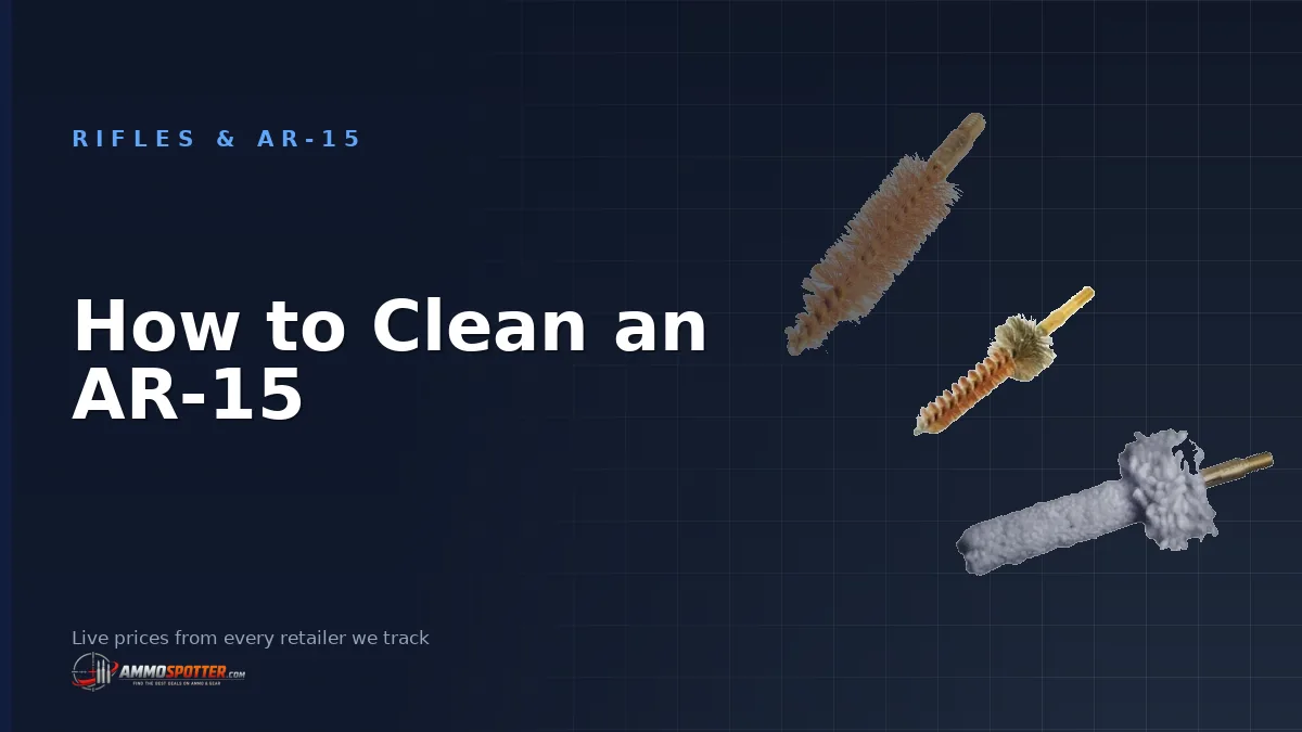 How to Clean an AR-15: A Round-Count Schedule and What It Costs