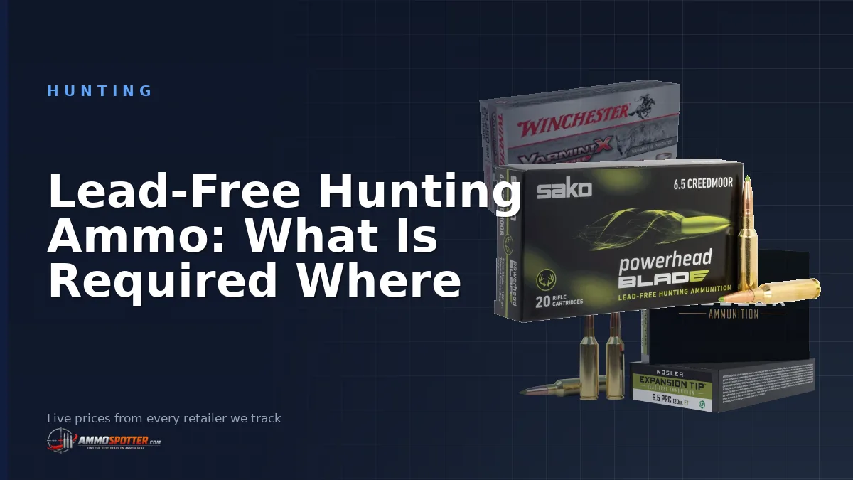 Lead-Free Hunting Ammo: What Is Required Where