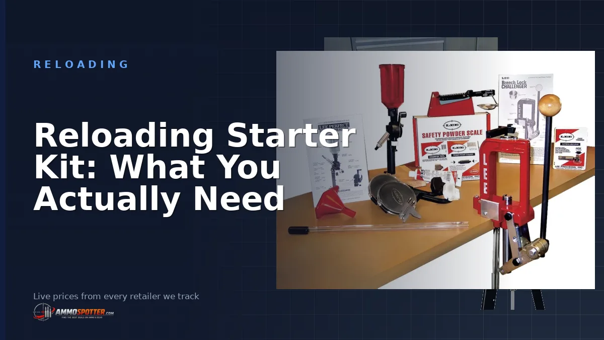 Reloading Starter Kit 2026: What You Actually Need, Priced From Our Catalog