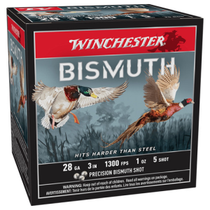 WINCHESTER AMMO 28Ga 3" 5# Bismuth 1 oz 25rd