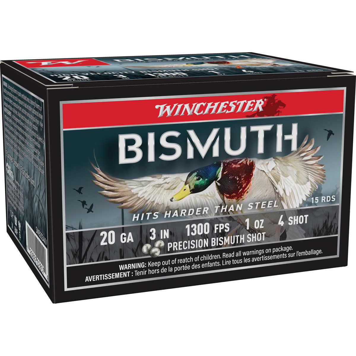 Winchester Ammunition Bismuth 20 Gauge 3" #4 1 Ounce 15rds