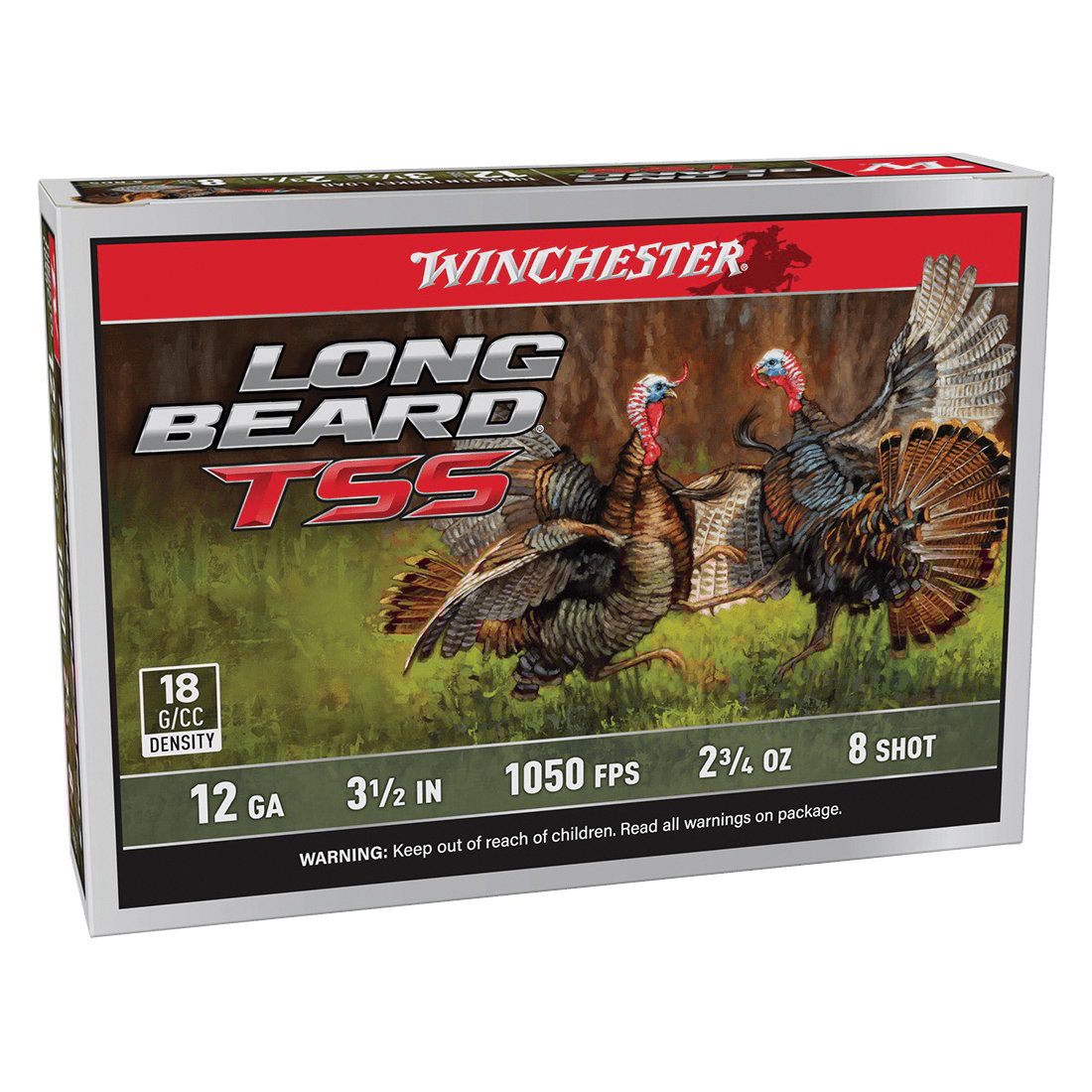 Winchester Ammunition Long Beard TSS 12 Gauge 3-1/2" #8 2-3/4 Ounce 5rds