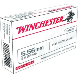 WINCHESTER AMMO 5.56 M193 55Gr USA FMJ 20rd