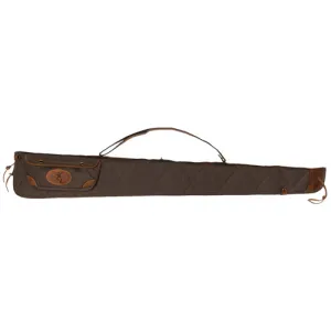 BROWNING Lona Rifle Case 52 Flint with Brown Trim Canvas