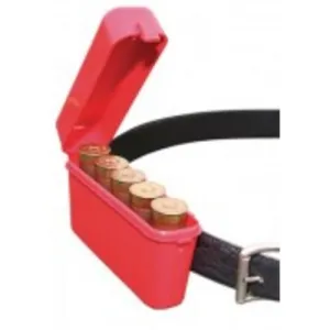MTM Shot shell Box 5rd Belt Style 12Ga up to 3" Red