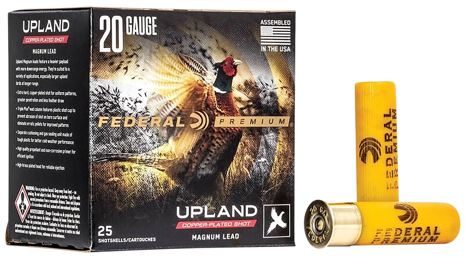 Federal 20ga 3" 1.25oz #5 WingShok Lead 25rds - P258 5