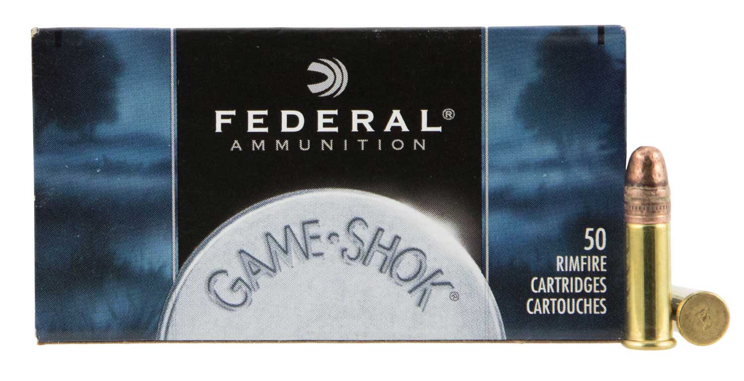 Federal Game-Shok 22LR Ammo 40 Grain Copper Plated Solid Point - 710