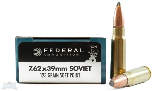 Federal 7.62x39mm 123gr SP RN Power-Shok Ammunition - 76239B