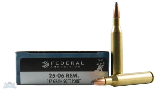 Federal 25-06 117gr SP Power-Shok Ammunition 20rds -2506BS