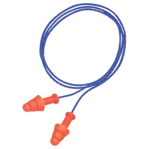 HOWARD LEIGHT Corded Ear Plugs Smart Fit Foam 25dB Orange 2 Pair