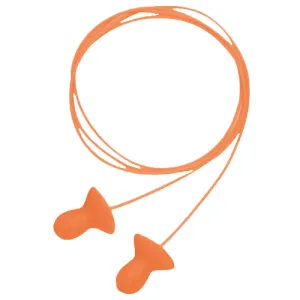HOWARD LEIGHT Corded Ear Plugs Quiet Foam 26dB Orange 2 Pair