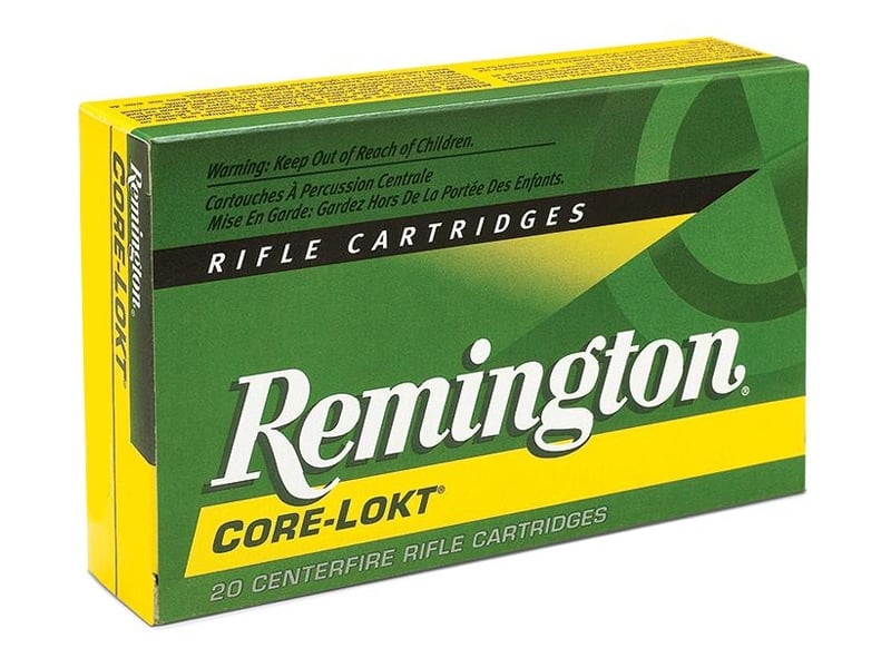 Remington 25-06 Rem 100gr Core-Lokt PSP Ammunition, 20 Round Box - R25062