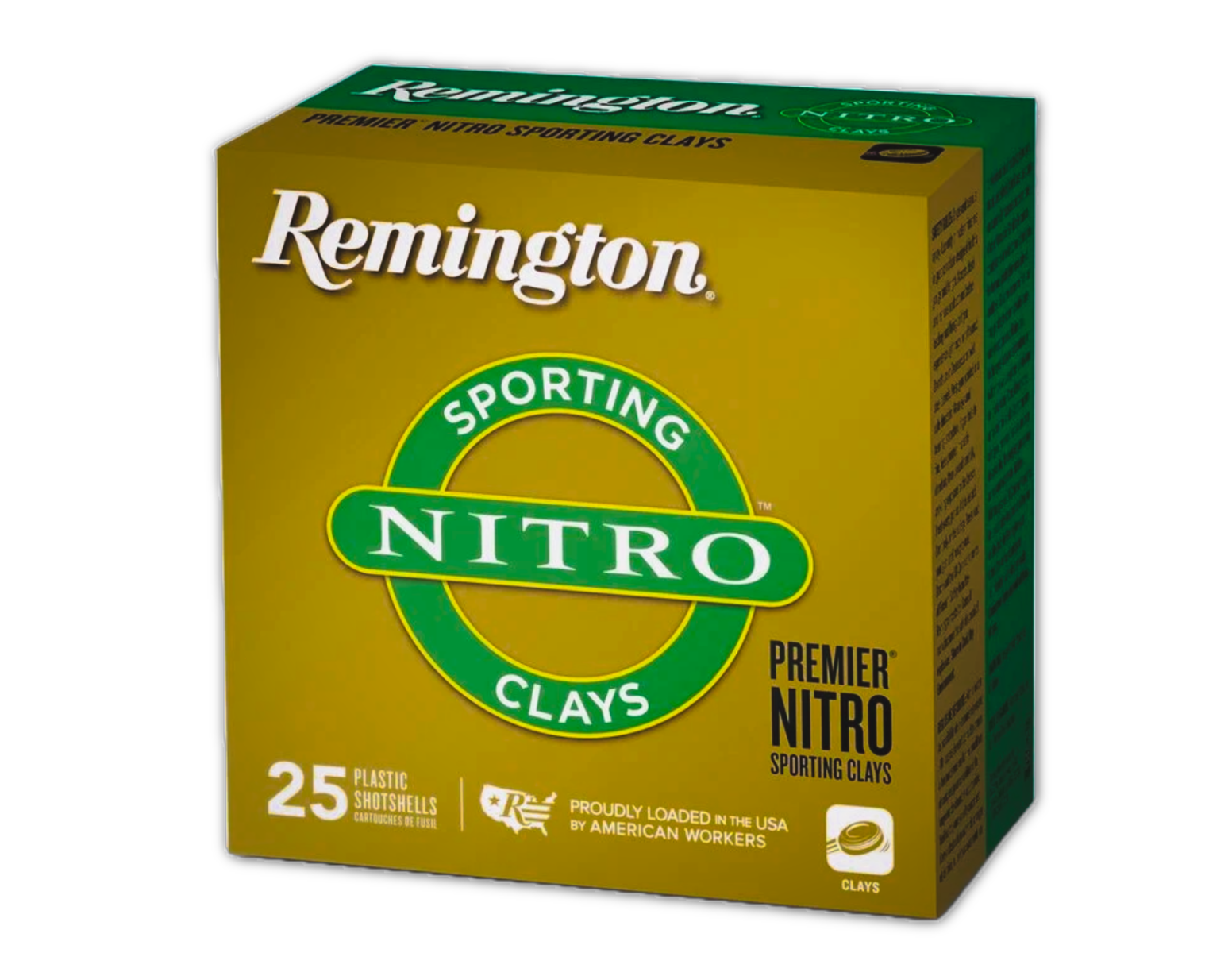 Remington Premier Nitro Sporting Clay 12 Gauge 2-3/4" #7.5 1 oz 25rds Shotshell - Premium Ammo for Sporting Clays - R20132