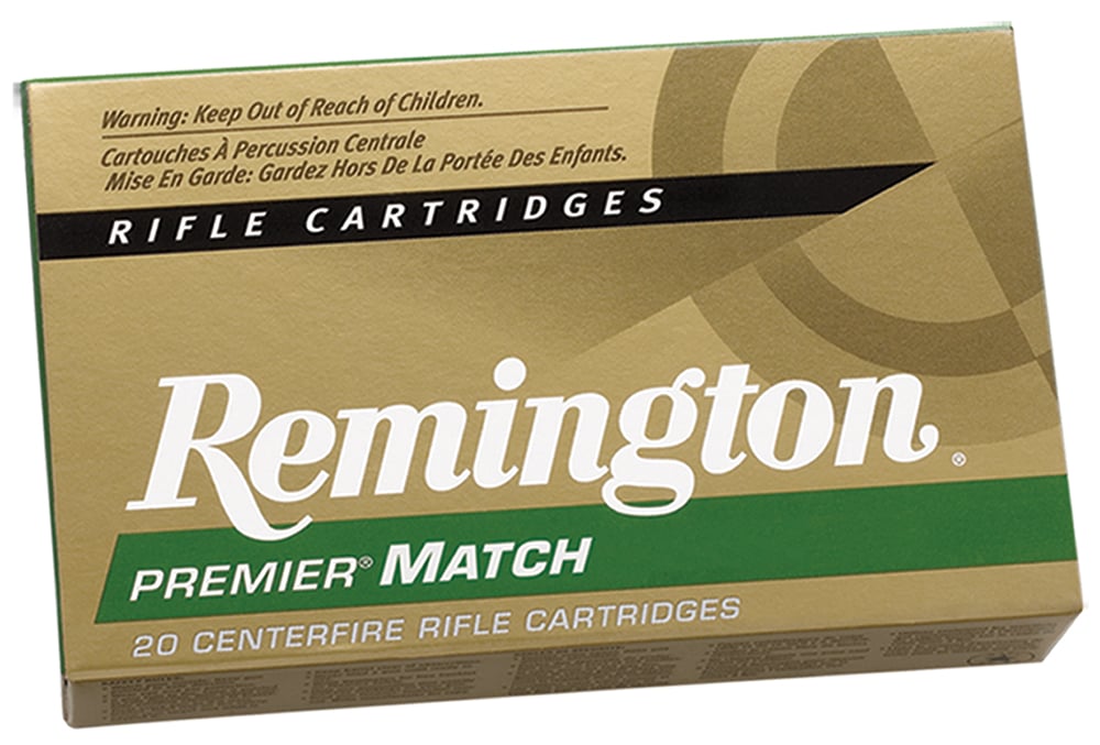 Remington Premier Match 69 gr Sierra MatchKing Boat Tail Hollow Point .223 Rem Ammo, 20/box - RM223R1