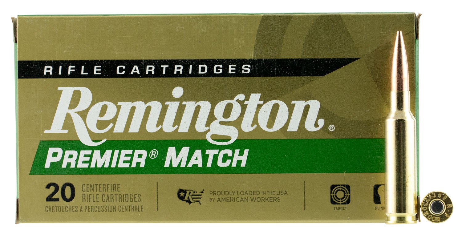Remington Premier 140 gr Barnes Open Tip Match Boat Tail 6.5 Crd Ammo, 20/box - RM65CR