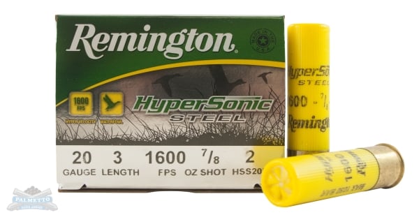 Remington 20ga 3" 7/8oz #2 Shot HyperSonic Steel Ammunition 25rds - HSS20M2