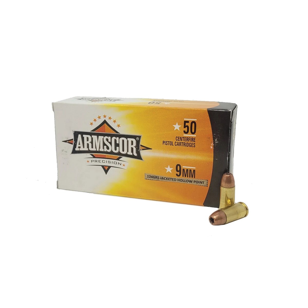 ArmsCor 9mm 124 gr JHP 50rds