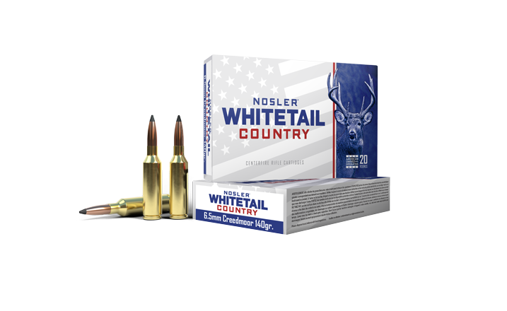 Nosler Whitetail Country 6.5 Creedmoor 140gr SB ST Ammo