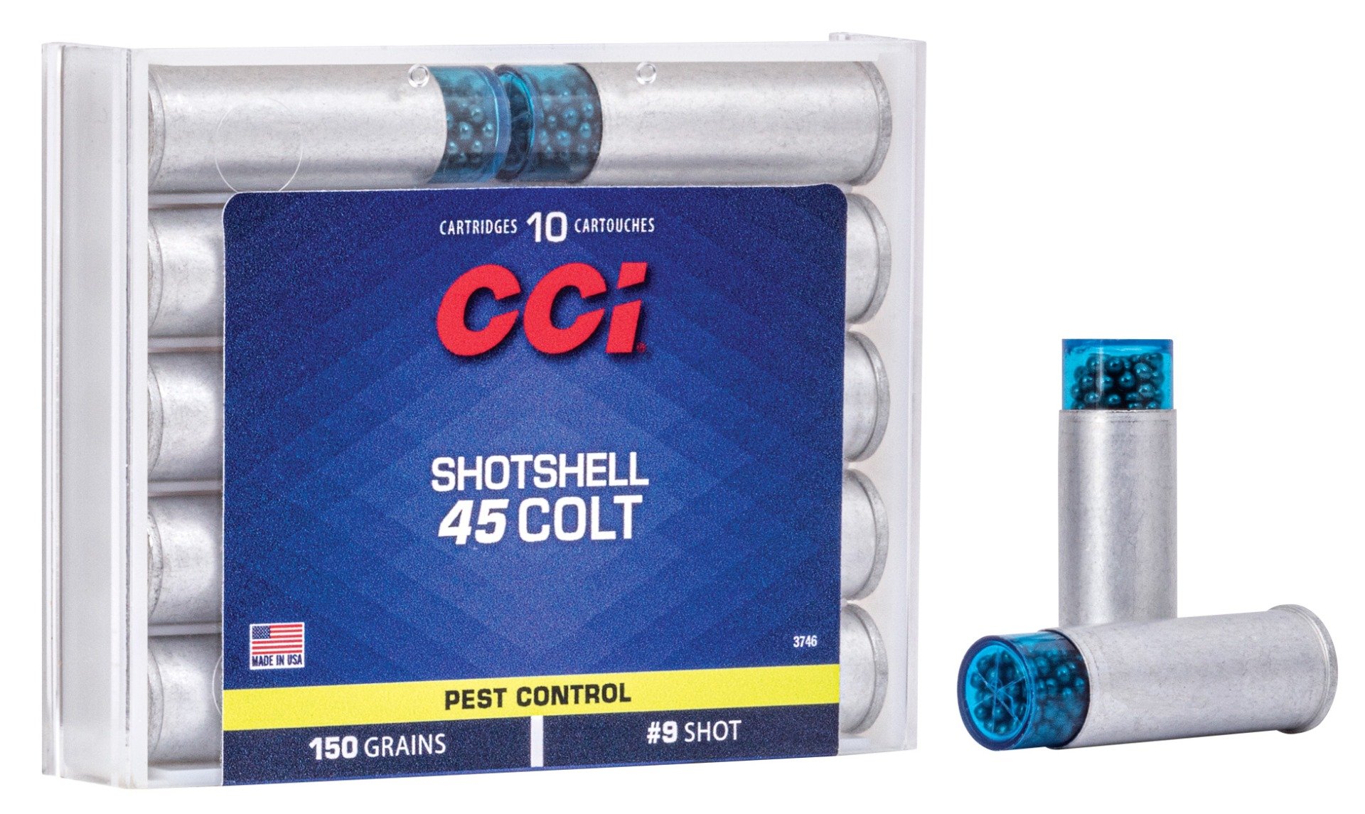 CCI 45 Colt Shotshell Ammunition 10rds - 3746