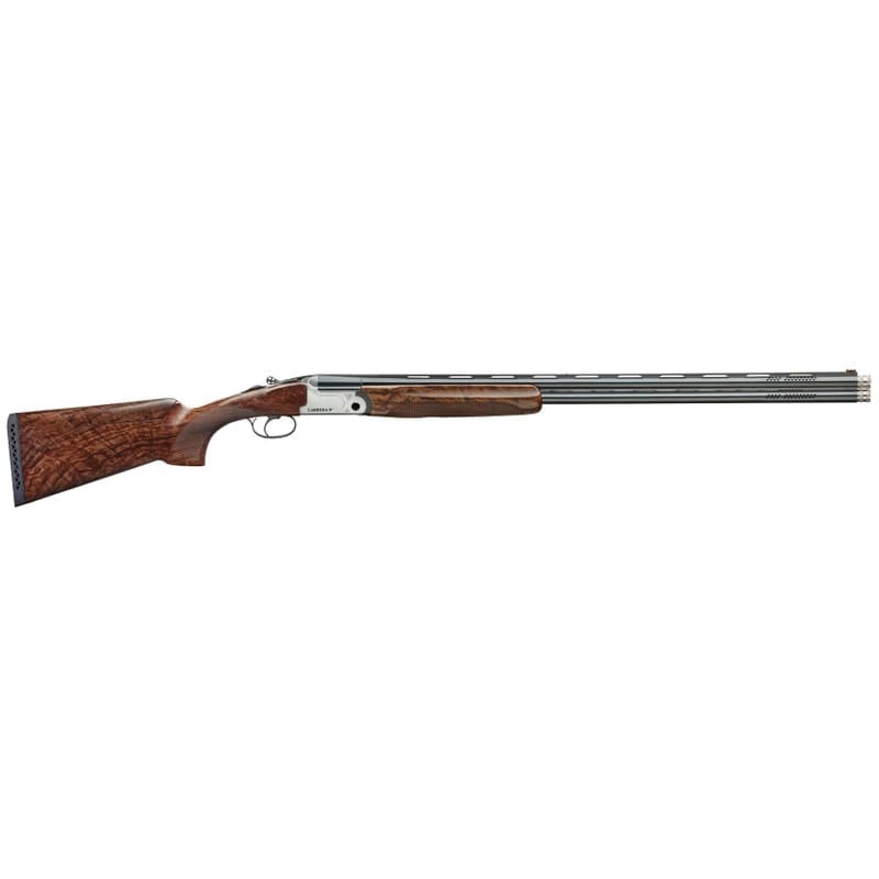 F.A.I.R Carrera IV O/U Shotgun - Nickel Receive/FX Wood Stock - 12/30" - FR-DCIV-1230
