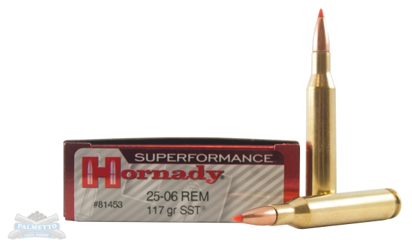Hornady 25-06 Rem 117gr SST Superformance Ammunition 20rds - 81453
