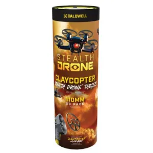 CALDWELL ClayCopter Stealth Drone 110mm Target 50 Pack Tube