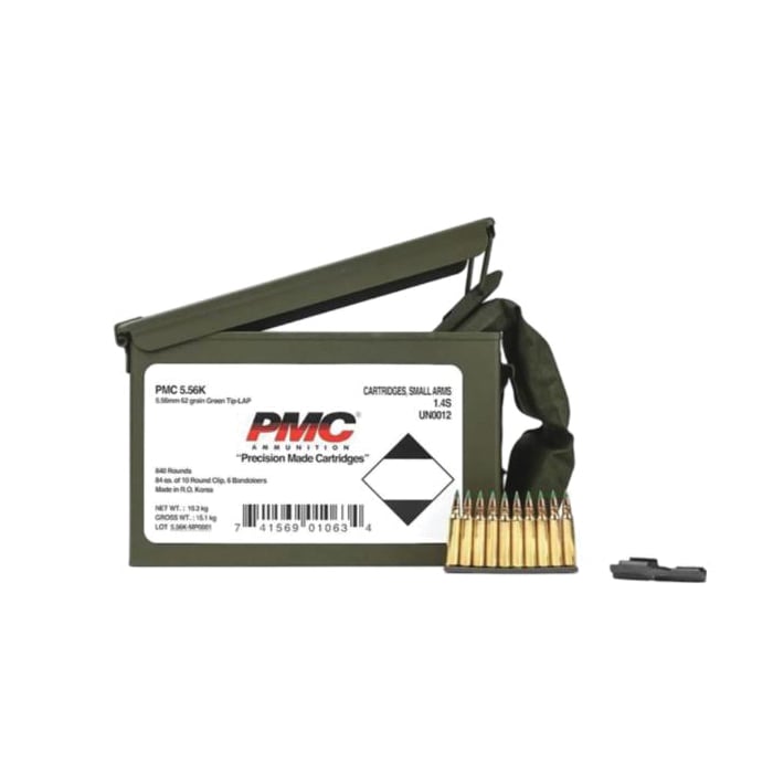 PMC 5.56x45mm 62 gr FMJ 1680rds