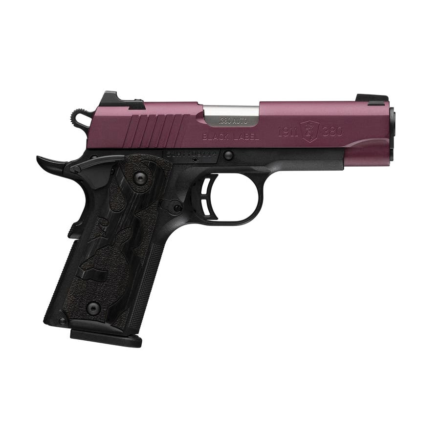 Browning 1911-380 Compact .380 ACP 3.63" 8rds Pistol, Black - 051995492