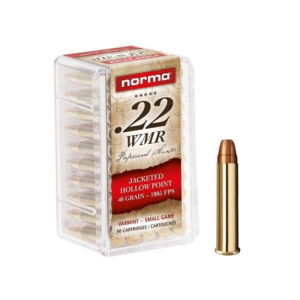 NORMA AMMO 22 WMR 40Gr JHP 50rd