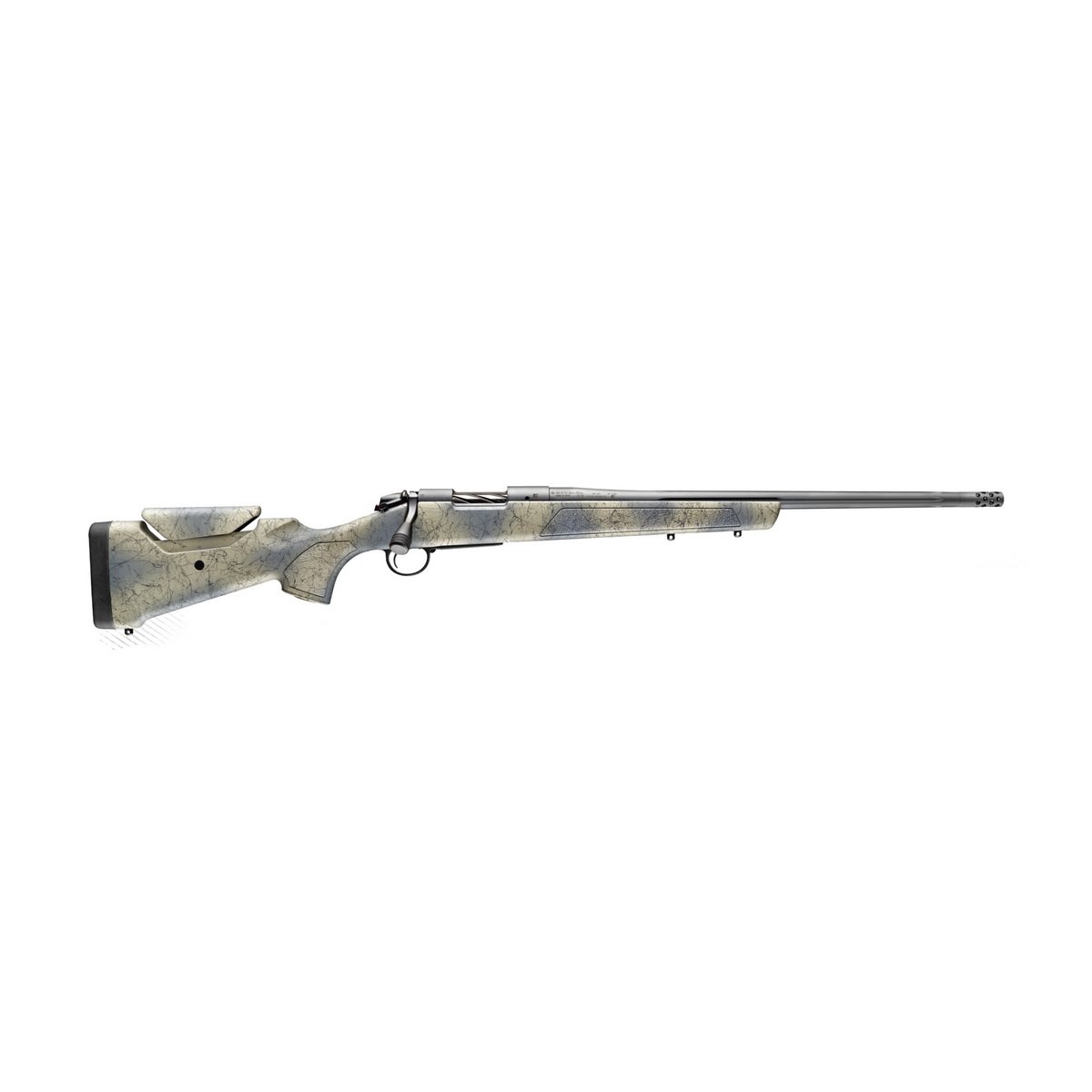 Bergara B-14 Wilderness Sierra 6mm Creedmoor Bolt Action Rifle, Camo/Black - B14S805