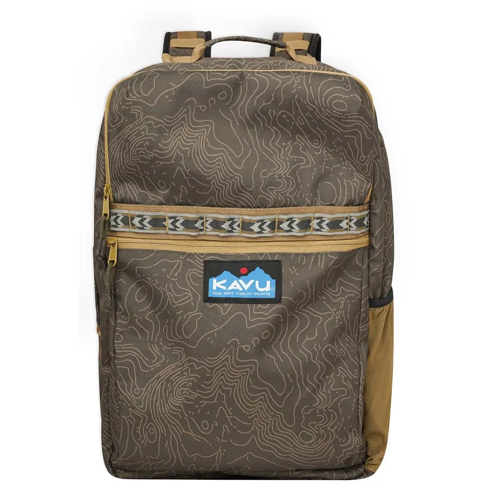 KAVU Hauler Hills Backpack, Olive Topo