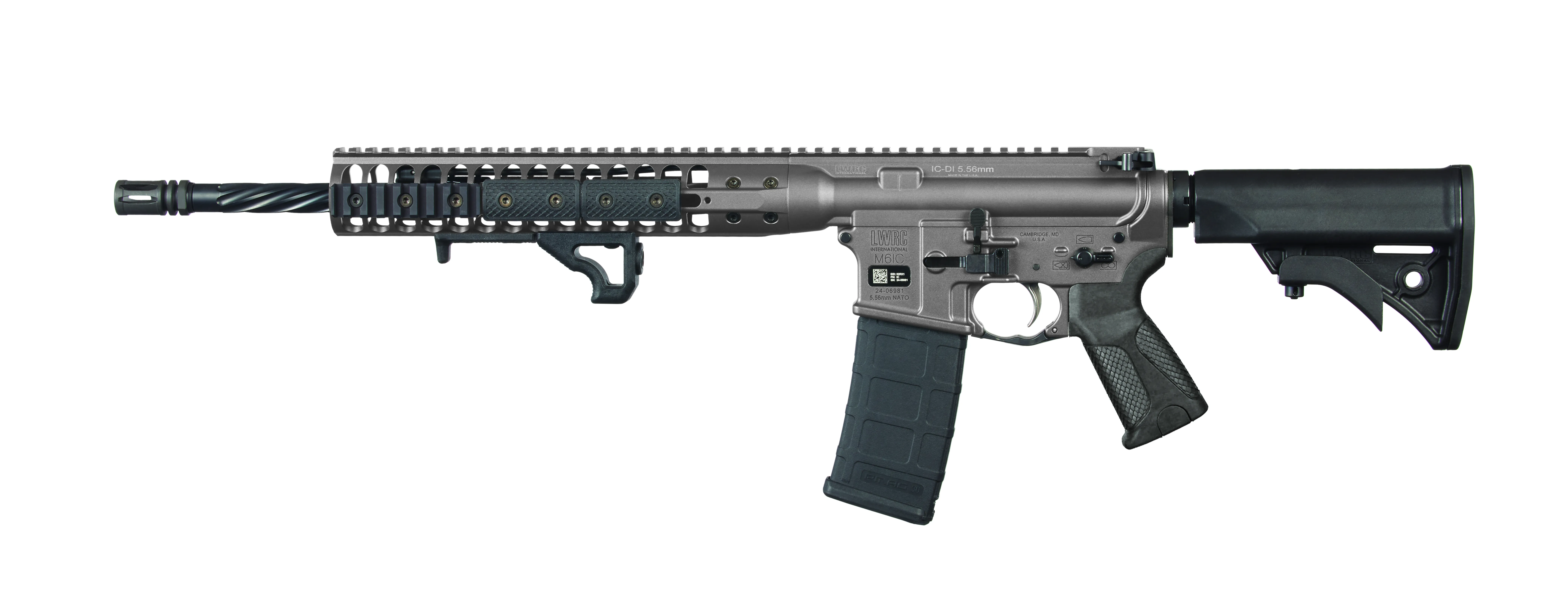 LWRC IC-DI 16.1" 5.56 NATO AR Rifle Tactical Grey Cerakote - ICDIR5TAG16ML