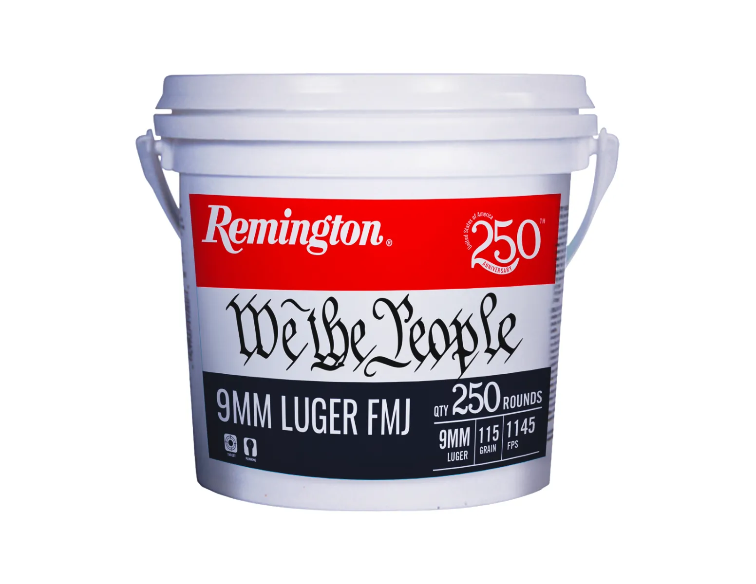 Remington UMC We The People 9mm 115 Grain 250-Rounds FMJ