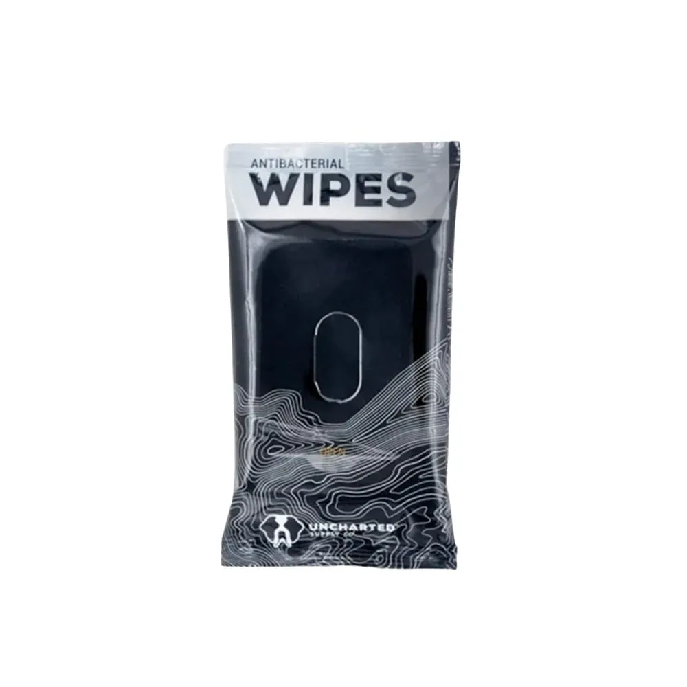 Uncharted Supply Co. Antibacterial Wipes, 15x