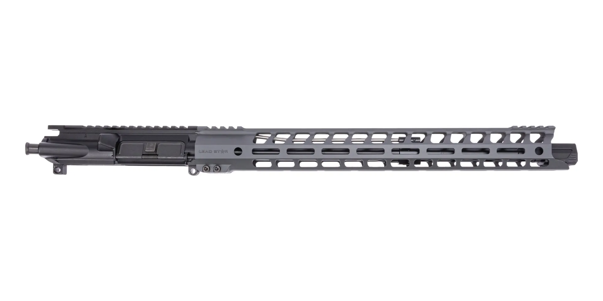PSA 16" 5.56 NATO 17" LSA Grunt Hex M-LOK Upper With Linear Comp - No BCG or CH; Gray