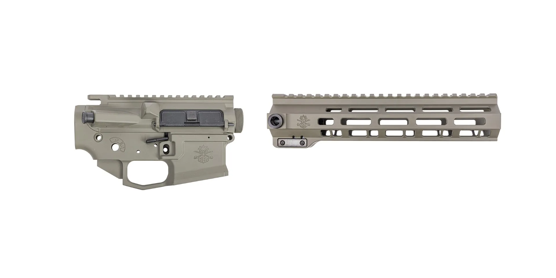 Sabre-IC Builder Set - 9.75" QDSM V2 Rail, Moss Green