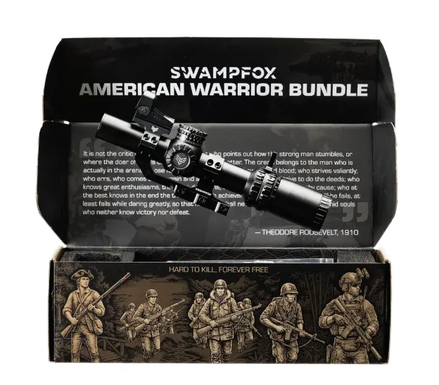 Swampfox - Arrowhead 1-10 w/ Freedom Mount, and Liberty 2 Green Dot - SWB110-AGL-FDM-L2G