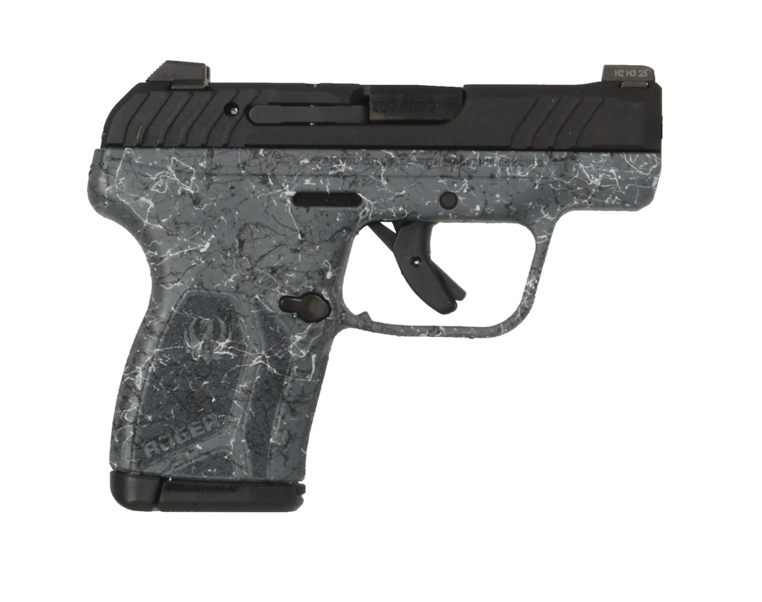 Ruger LCP Max Gray Splatter .380 ACP, (1)10rd Mag, 2.8" - RULCP-MAX-P-GRS