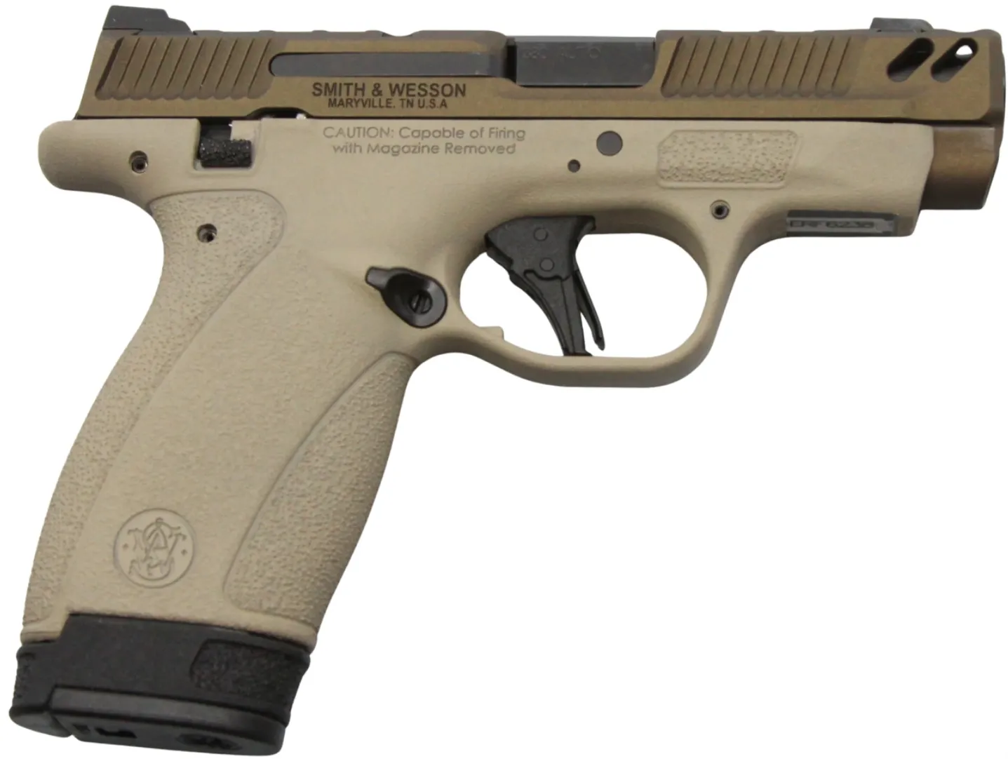 S&W PC Bodyguard 2.0 Carry Comp .380 ACP Two Tone Tan 10/12rd - 14417-2TT