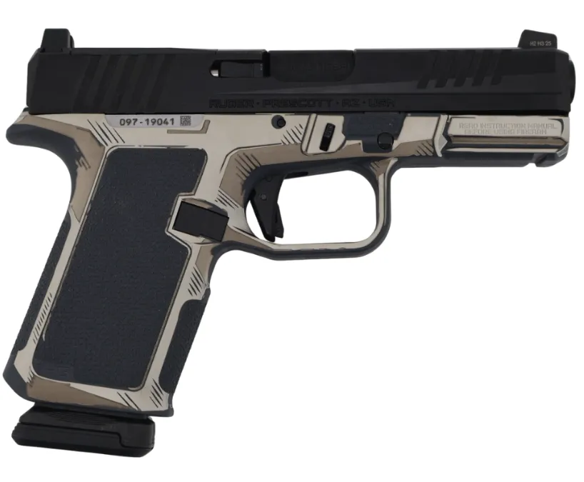 Ruger RXM 4" 9mm 15rd O.R. Pistol, Stealth Gray Sketch, Magpul EGH - 19400-SKETCH