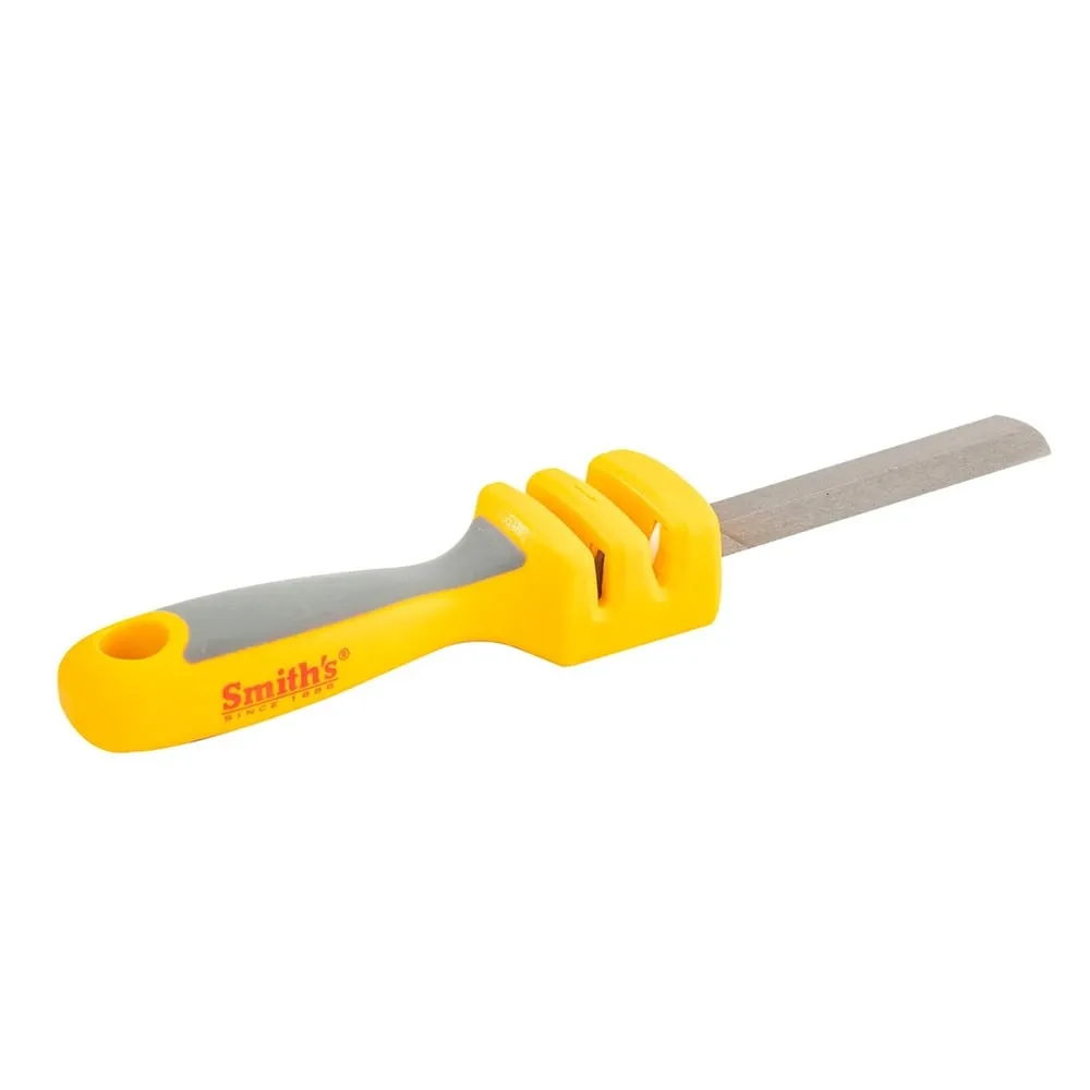 Smith's Sharpeners Lawaia Diamond Hook and Knife Sharpener, Yellow