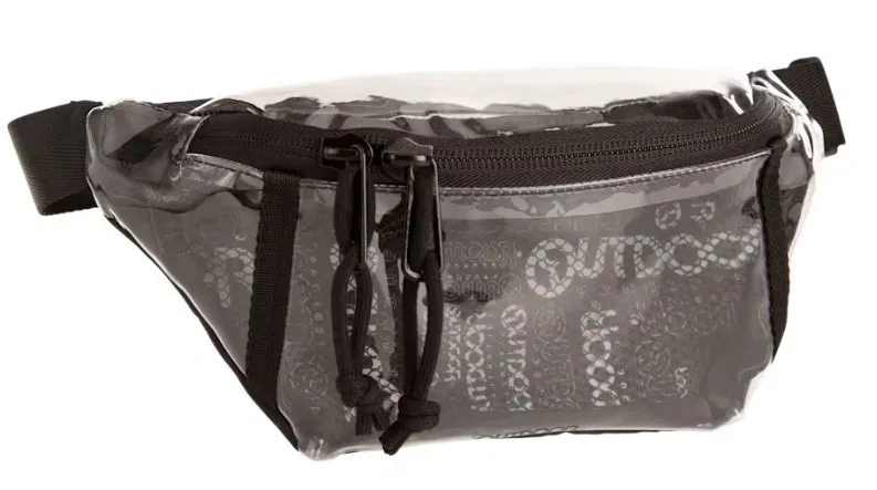 Outdoor Products Clear Quick Stash Waistpack, Black