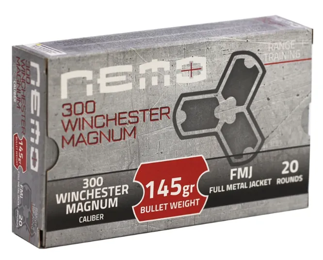 Nemo Arms .300WM 145gr FMJ Ammo 20rds - NA-RT-300WM-145FMJ-PPU