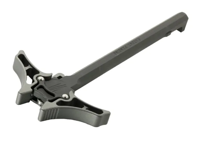 Timber Creek Enforcer Ambidextrous Charging Handle, Tungsten - E AMBI CH T