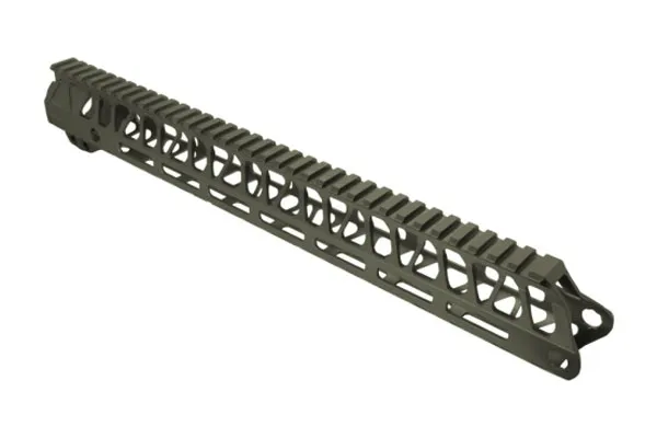 Timber Creek Outdoors Enforcer Handguard OD Green 15 M-LOK for AR-15