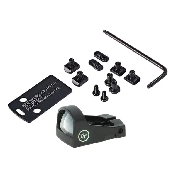 Crimson Trace CTS-1520 Dovetail Mount Combo 3 MOA Red Dot for Glock