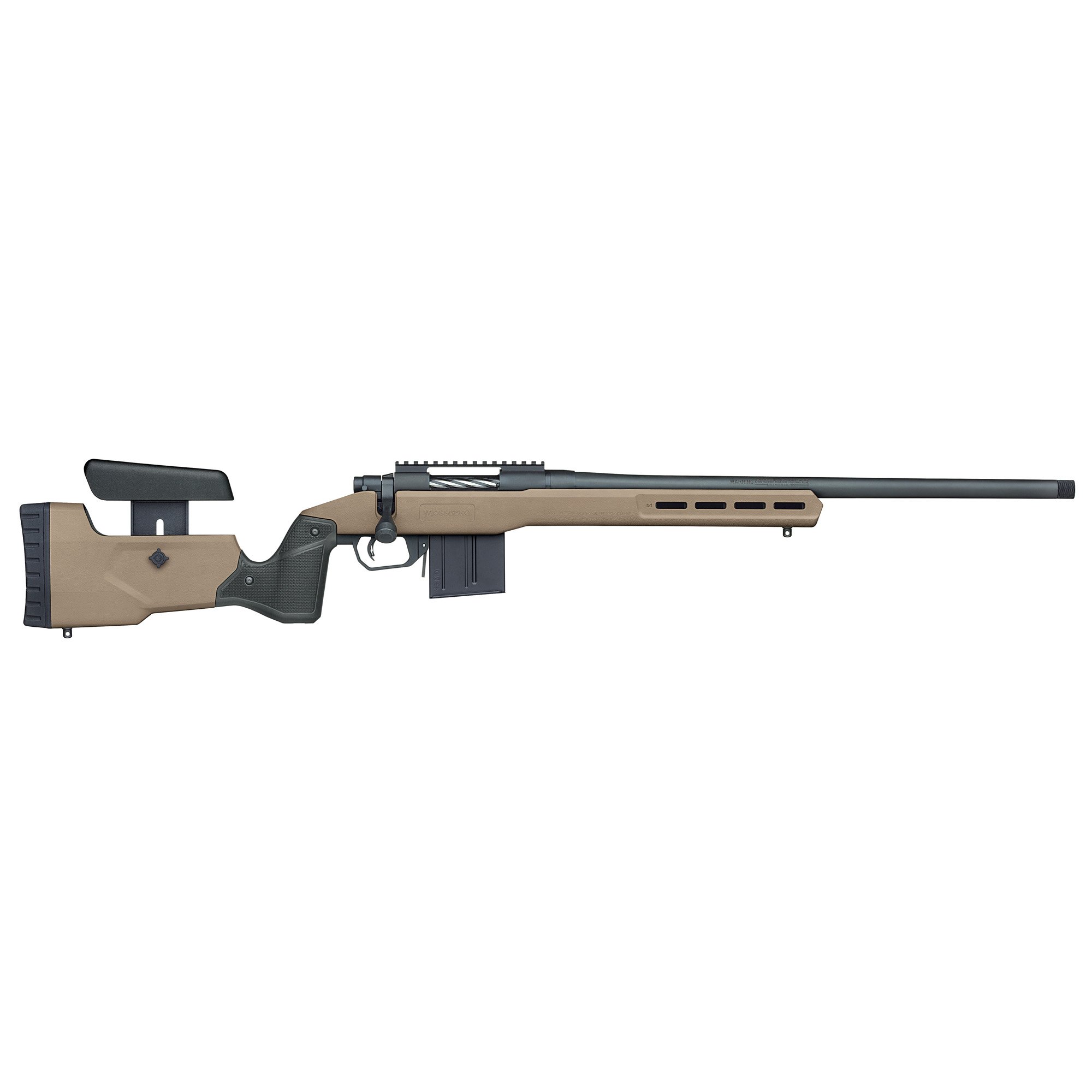 Mossberg Patriot LR Tactical 6.5 Creedmoor Bolt Action Rifle, 22" Barrel, Flat Dark Earth - 28147
